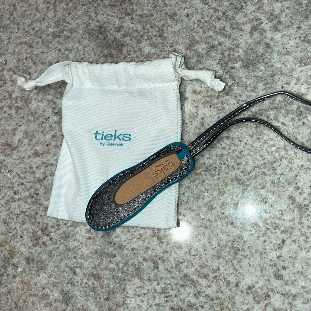Tieks shoe ornament / bag charm- pewter (Tieks Advent Calendar 2025)
